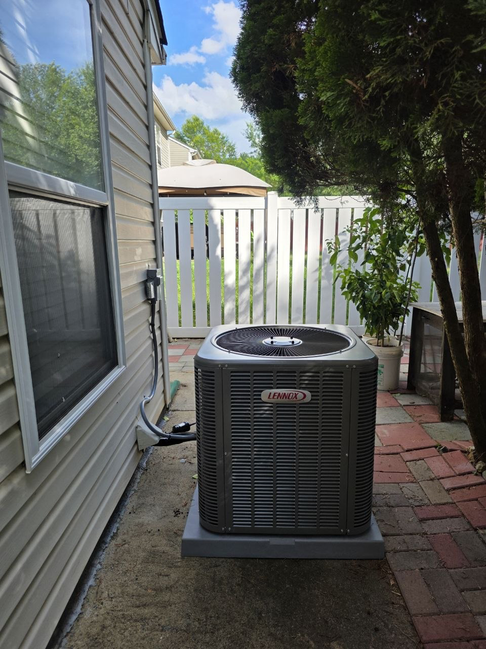 Lennox outdoor AC system