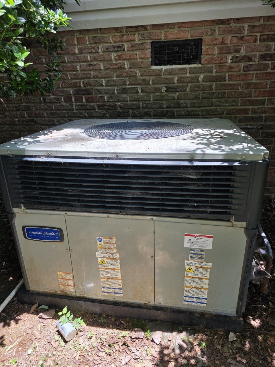 Outdoor packaged HVAC unit